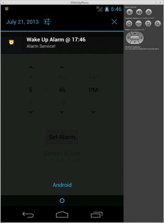 Alarm Notification Image