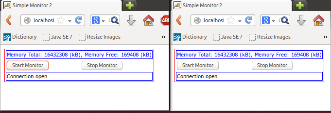 SimpleMonitor2 Browsers