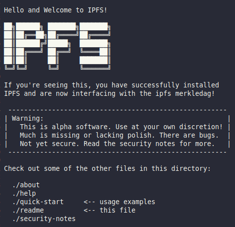 IPFS Cat Readme