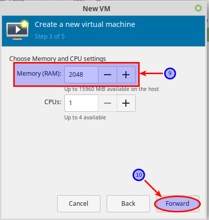 Select Memory CPU